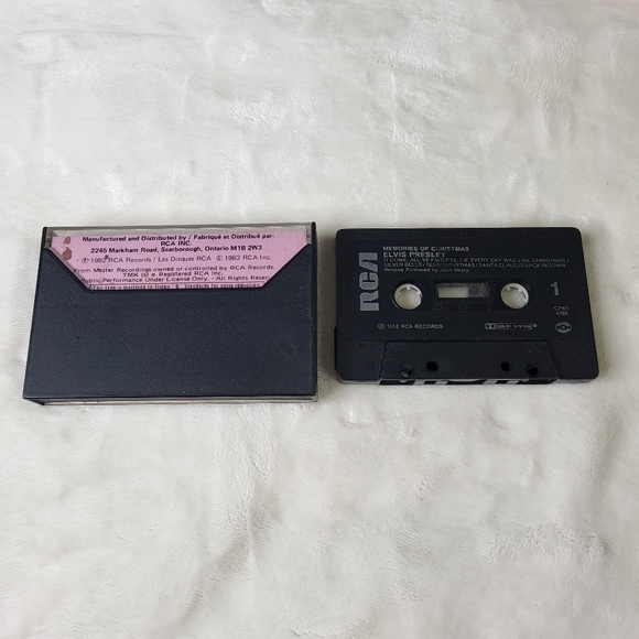 Elvis Memories or Christmas Cassette Tape - Picture 2 of 2